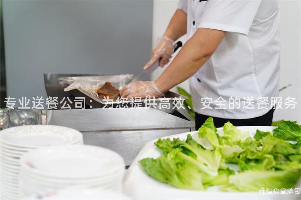 專業(yè)送餐公司：為您提供高效、安全的送餐服務(wù)