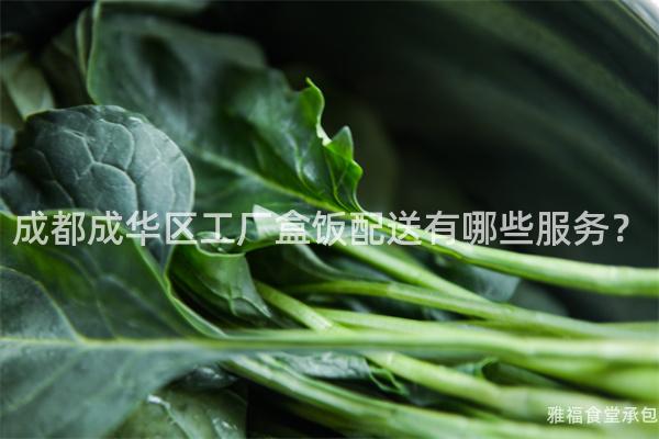 成都成華區(qū)工廠盒飯配送有哪些服務(wù)？