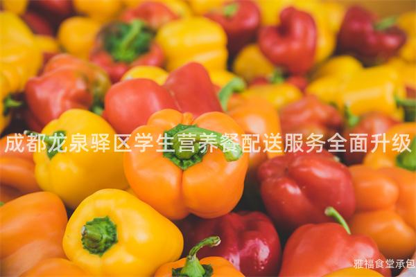 成都龍泉驛區(qū)學(xué)生營養(yǎng)餐配送服務(wù)全面升級(jí)