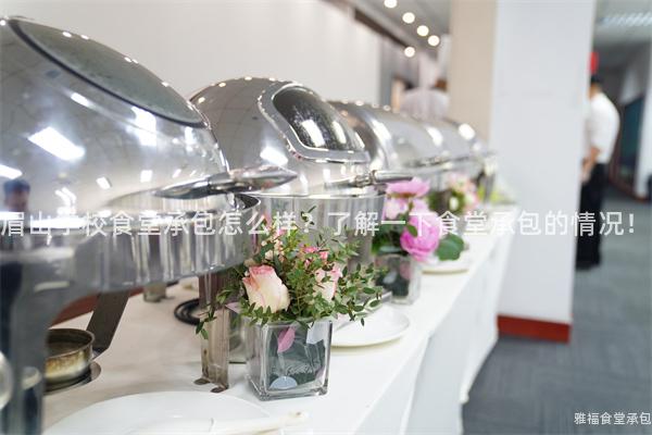 眉山學(xué)校食堂承包怎么樣？了解一下食堂承包的情況！